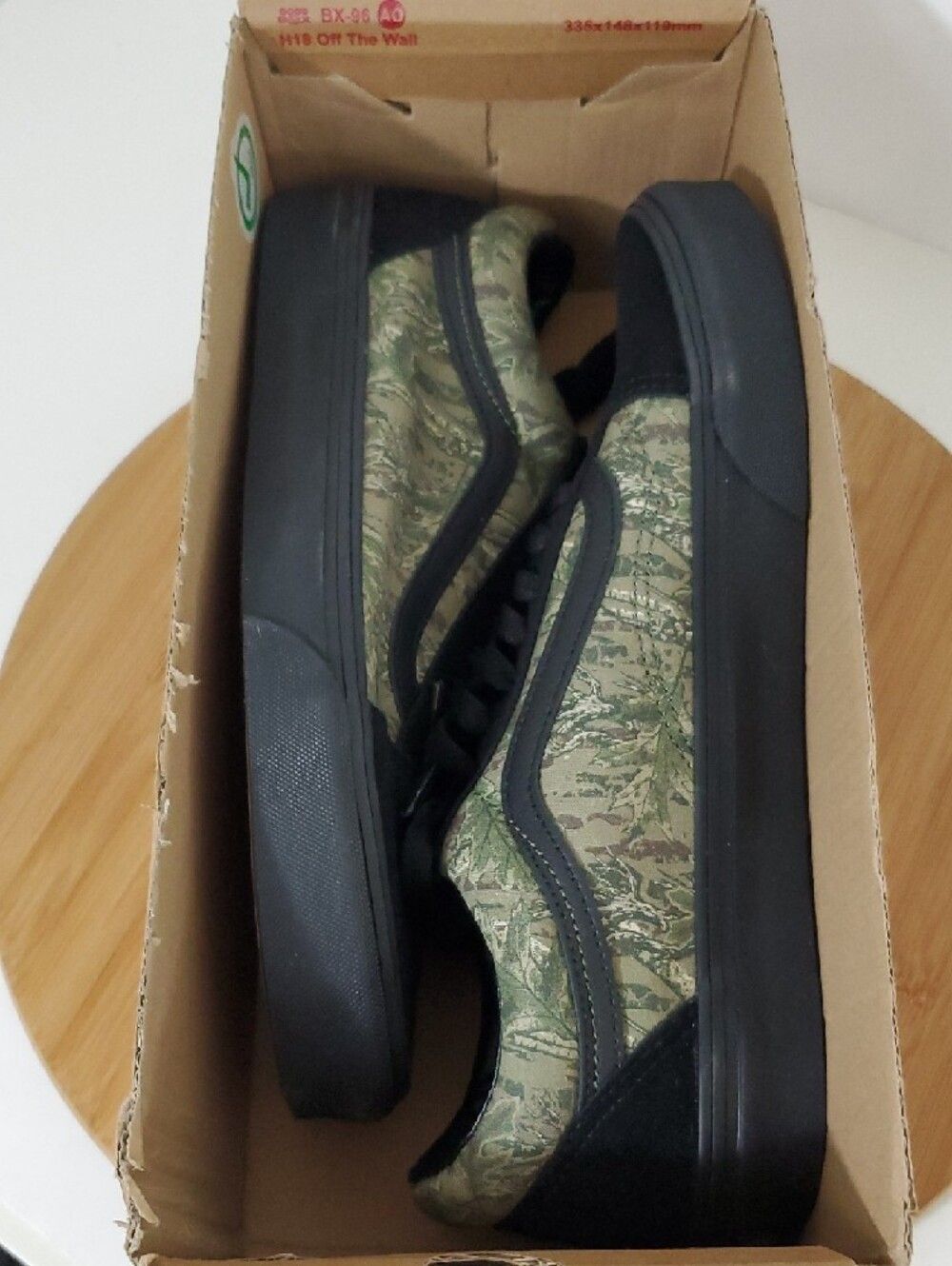 Vans Old Skool Black Camo Sneakers Unisex Men's 9.5/ Women's 11 NIB - Picture 10 of 10